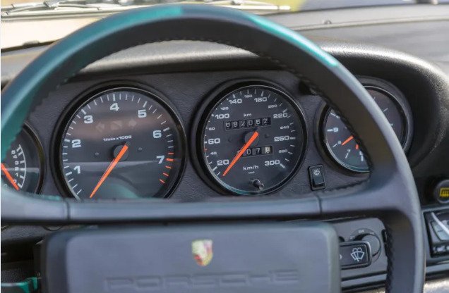 PORSCHE 911 Carrera Turbo 3.6/ BAD BOYS - Automatic MPH - KM/H SPEEDOMETER Horloge/ - Men - 1990-1999 #4.3