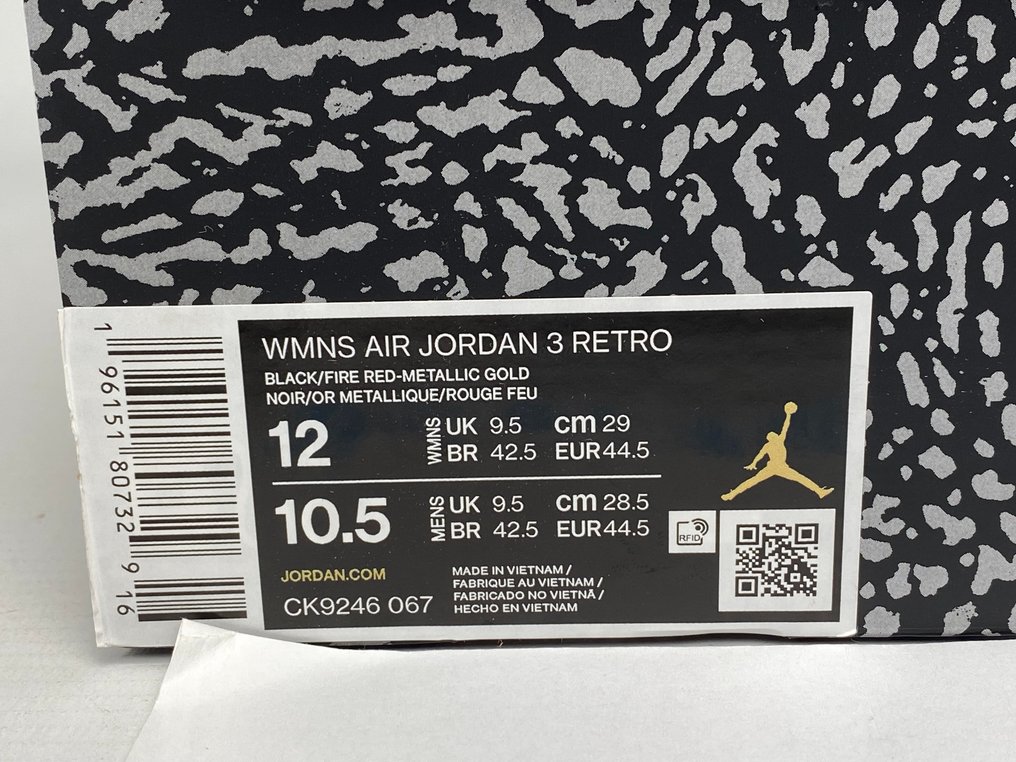 Air Jordan - Air Jordan 3 - Lenkkarit - Koko: EU 44.5 - Uudet lapulliset #1.0