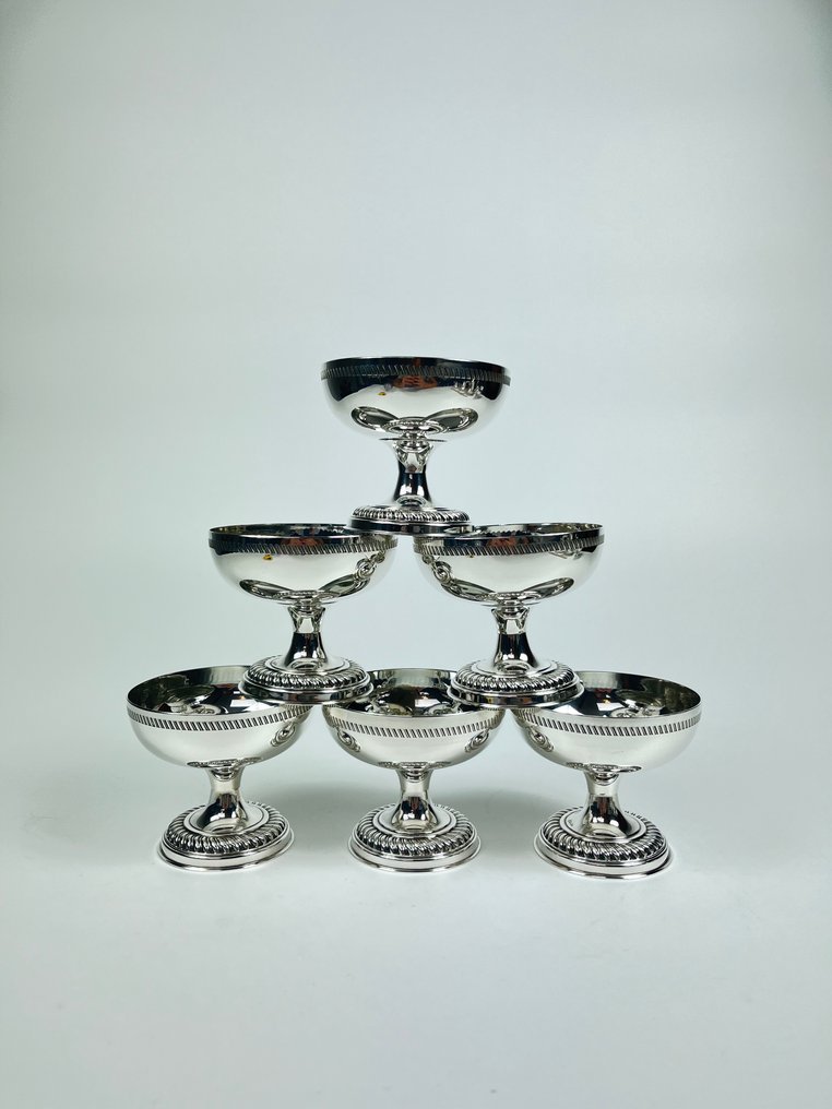 Pedro Duran AlpaDur - Φλιτζάνι - Baroque - Επάργυρο - Παγάκι από ποτήρια επιδορπίου. #2.1