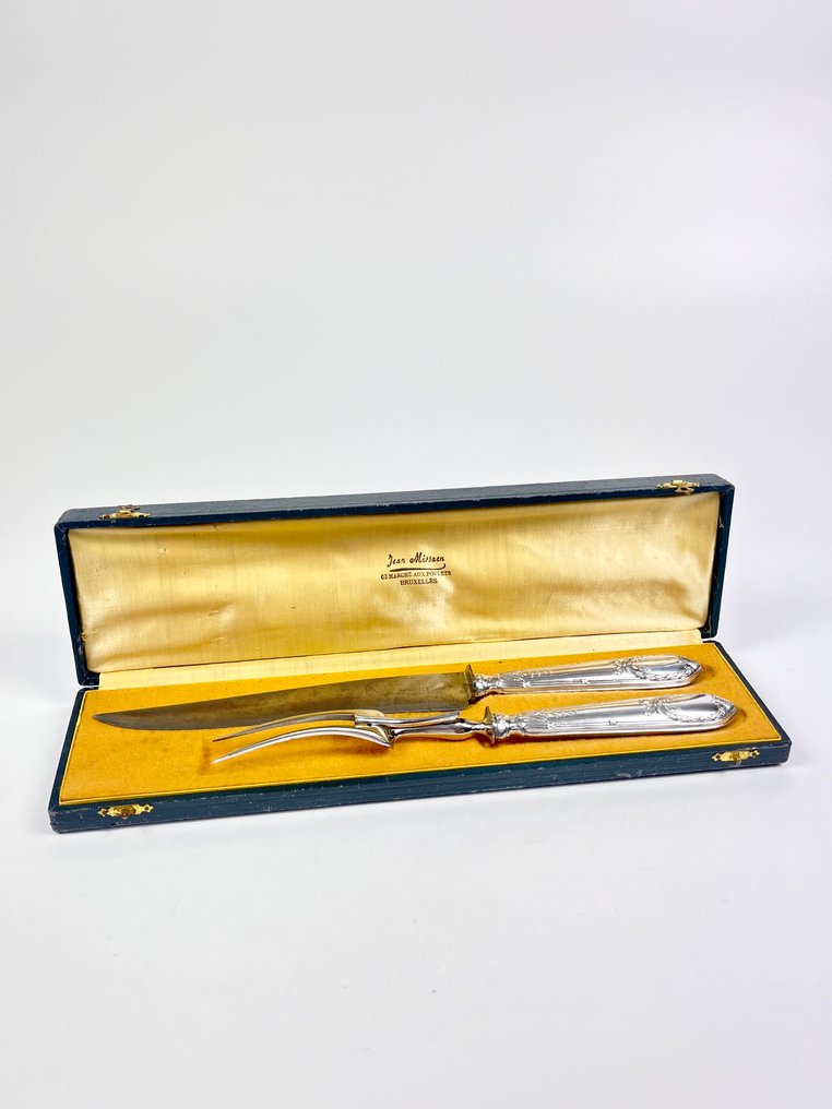 Dufaux, Edouard - Ménagère - Louis XVI - Argent 950 - Service à découper #1.0