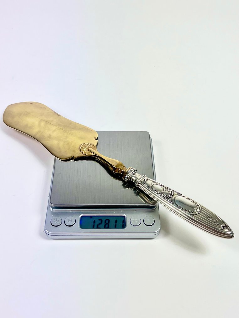 Delheid Frères - Πιατέλα κέικ - .800 silver - 1910-1920 - Δέρμα προς σερβίρισμα #3.2