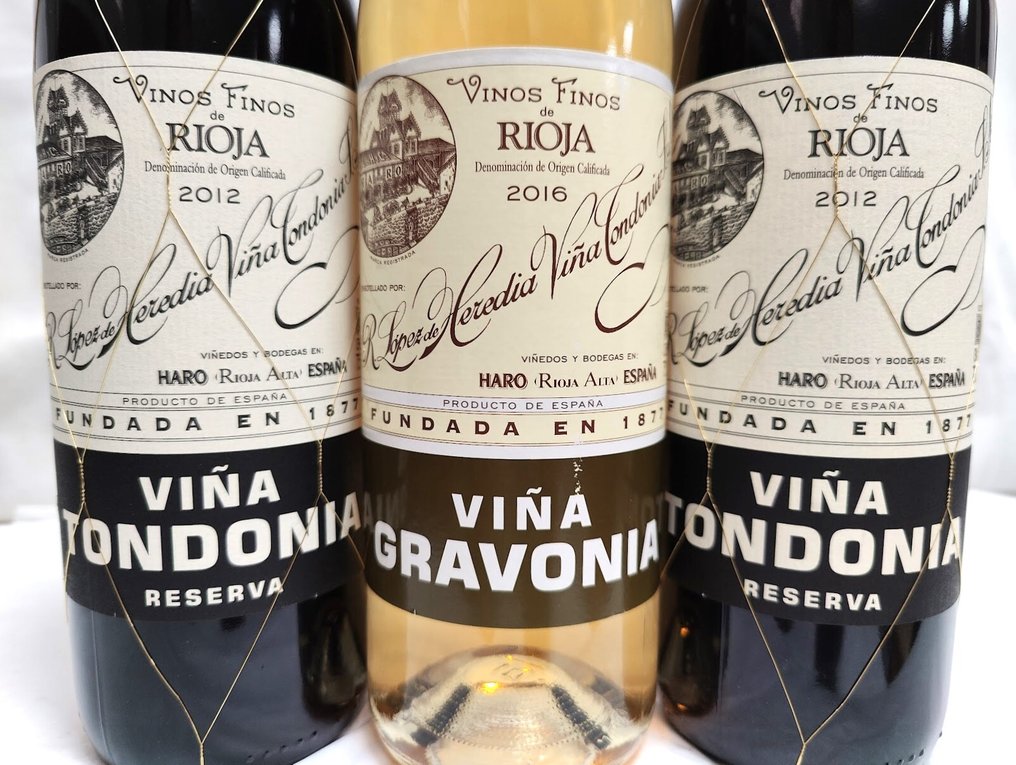 2016 R. López de Heredia: Viña Gravonia Crianza 2016 & Viña Tondonia Reserva 2012 x2 - Rioja - 3 Bottles (0.75L) #1.2