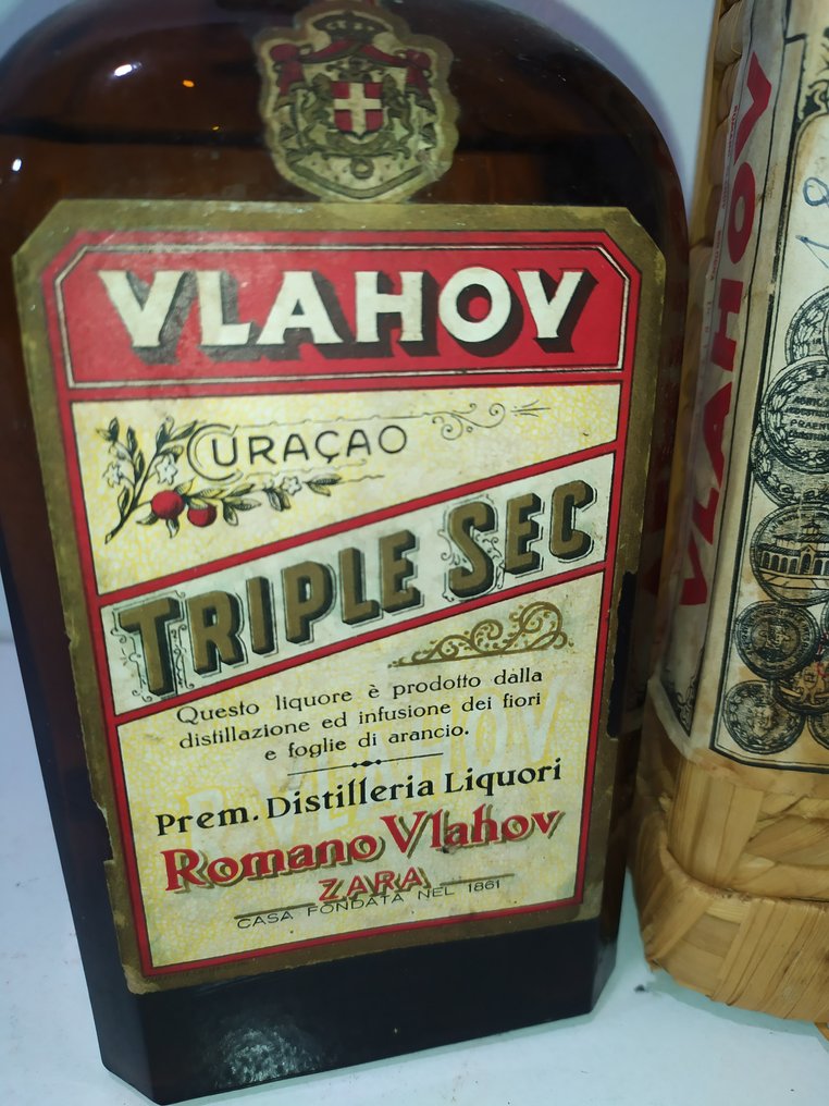 VLAHOV TRIPLE SEC Bot.1930s 古酒 超希少品 VLAHOV TRIPLE SEC Bot.1930s 古酒 超希少品