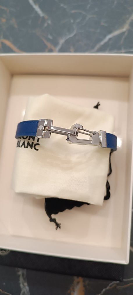 Montblanc - 鋼 - 手鐲 - Blu #4.3