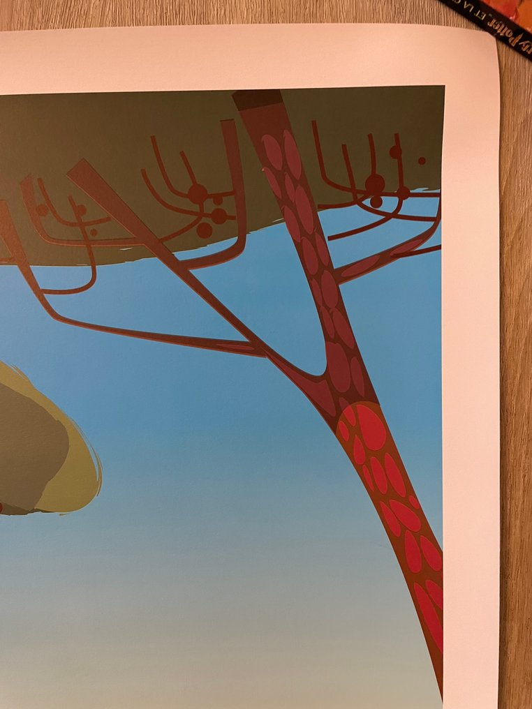 Monsieur Z - Affiche de Tourisme "Hyères - La Plage des Pesquiers" #4.3