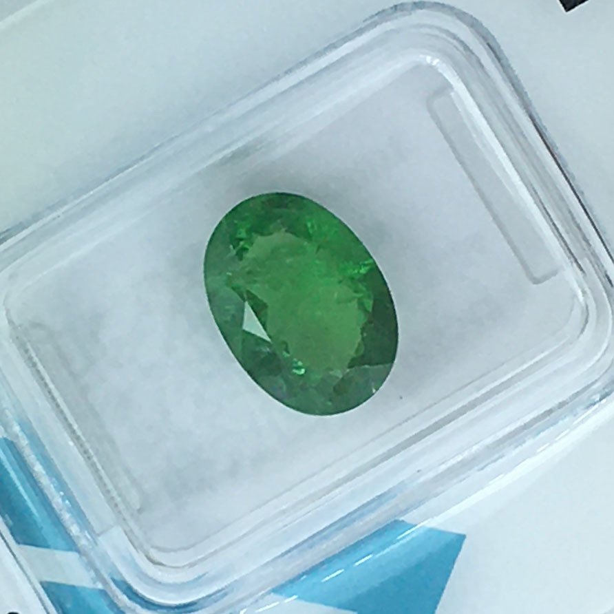 没有保留价 - 1 pcs  绿色 沙弗莱石  - 3.24 ct - 国际宝石研究院（IGI） - 天然沙弗莱石 #2.1