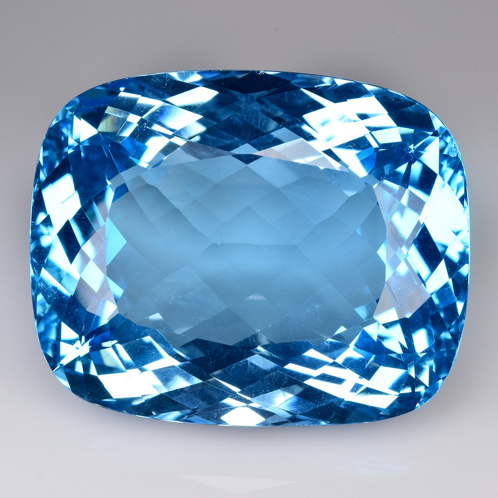 Μπλε Τοπάζιο  - 118.00 ct - Διεθνής Ένωση Έγχρωμων Πολύτιμων Λίθων (ICA GemLab) #1.0