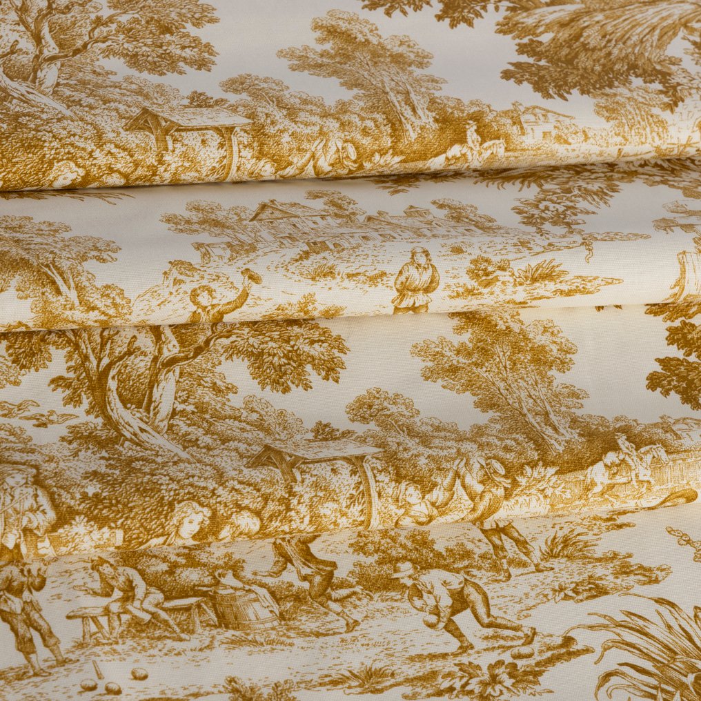 独家 Toile de Jouy 金色 - 紡織品  - 300 cm - 290 cm #4.3