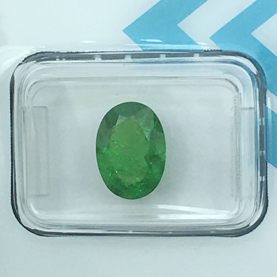 没有保留价 - 1 pcs  绿色 沙弗莱石  - 3.24 ct - 国际宝石研究院（IGI） - 天然沙弗莱石 #1.0