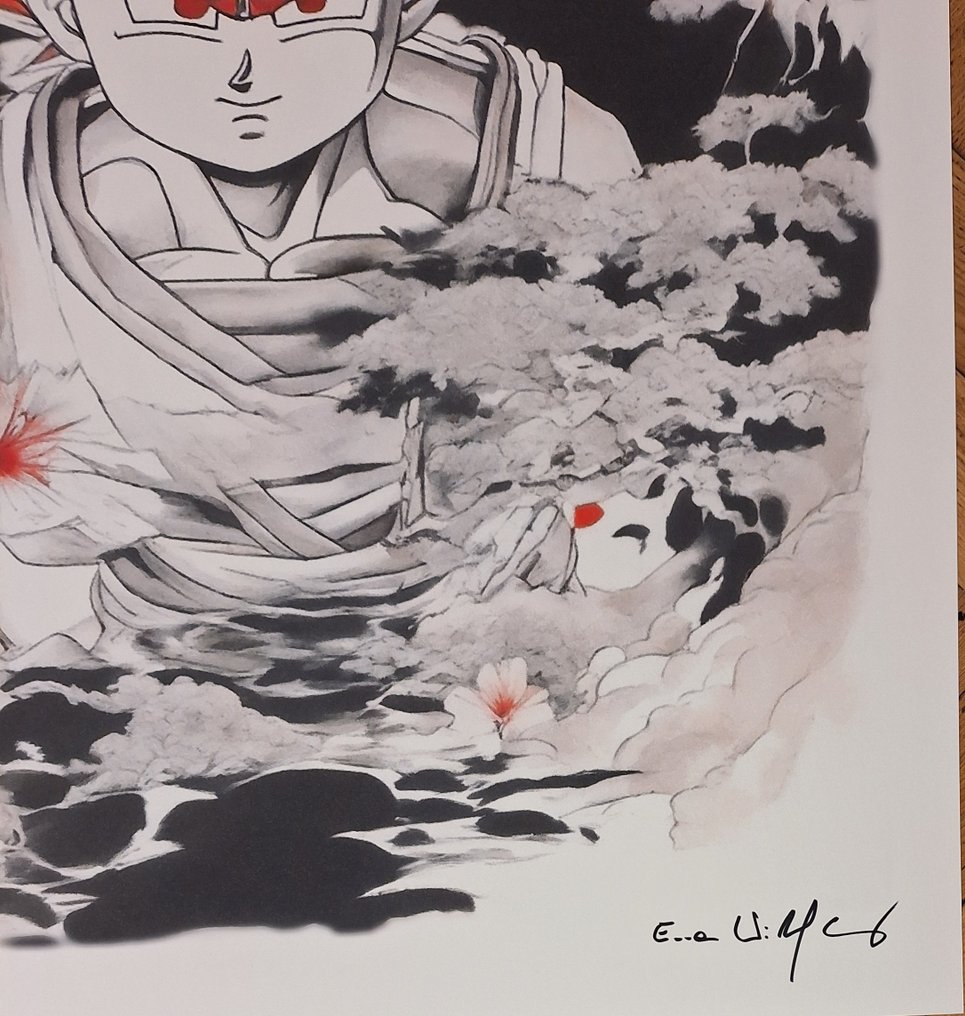 Emma Wildfang - Son Goku - Watercolor and pencil edition - Large size #4.3