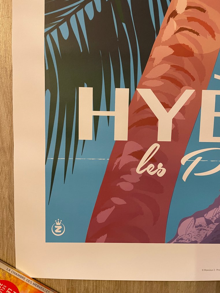 Monsieur Z - Affiche de Tourisme "Hyères - Le Palmier" #3.2