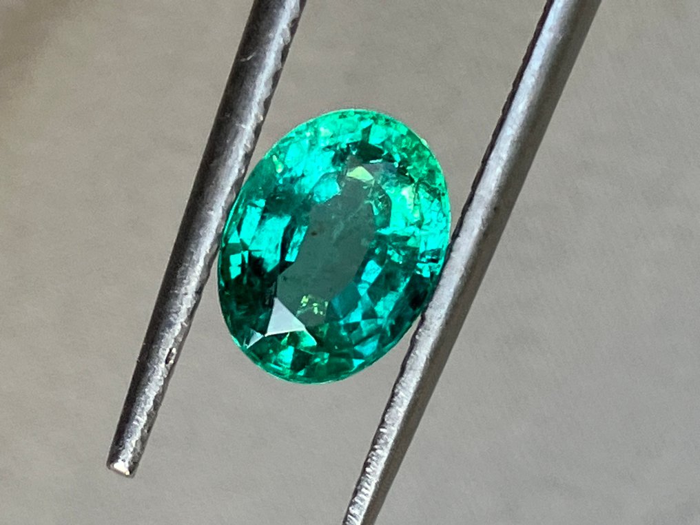 1 pcs Πράσινο Σμαράγδι - 1.44 ct - International Gemological Institute (IGI) #1.0