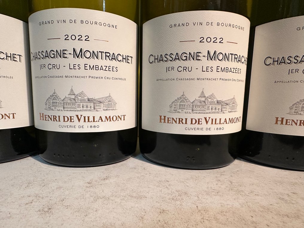 2022 Henri de Villamont "Les Embazées" - Chassagne-Montrachet 1er Cru - 6 Bottles (0.75L) #2.1