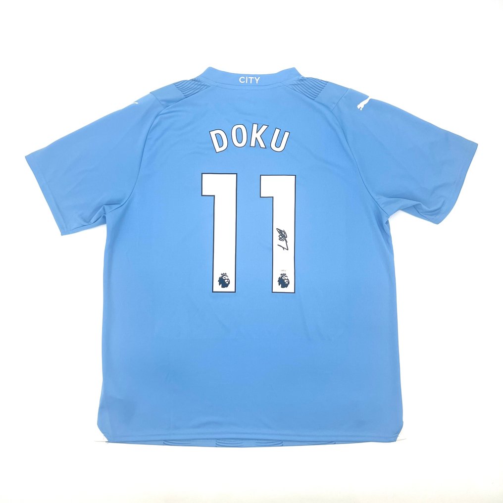 曼城 - 欧洲足球锦标赛 - Jeremy Doku - 足球衫 #1.0