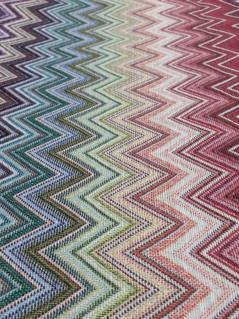 Tecido para estofos - 250 cm - 280 cm - Gobelín Design Zig Zag #1.0