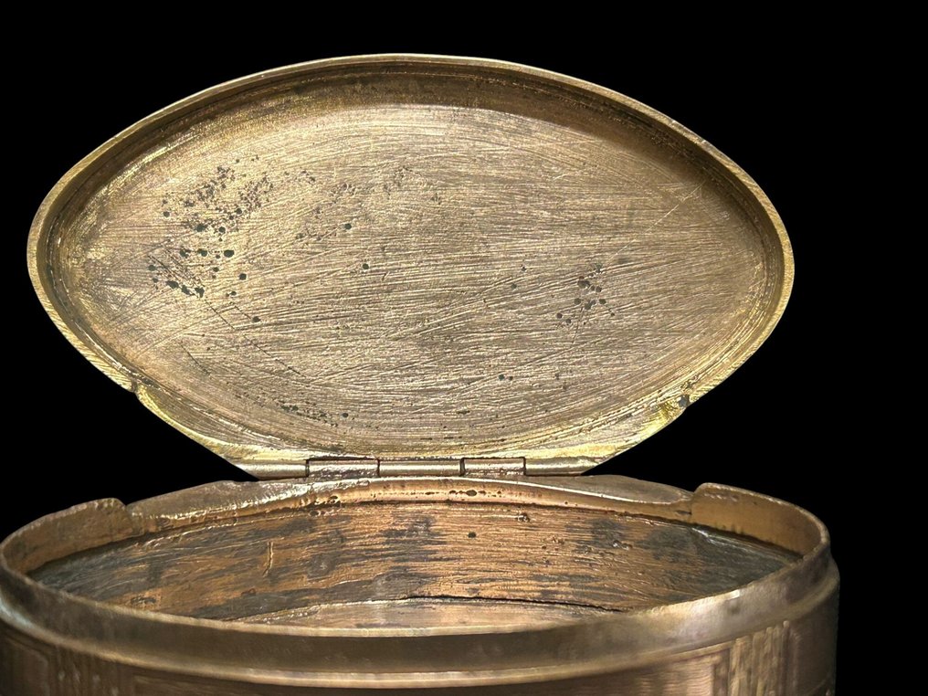 Caixa de tabaco - Latão dourado - tabatière #2.1