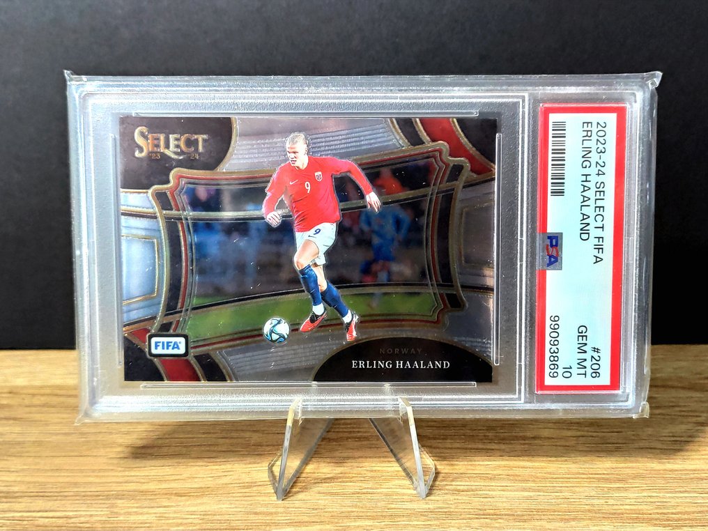 2023/24 Panini Select Fifa Erling Haaland Field Level - PSA 10 Graded card #1.0