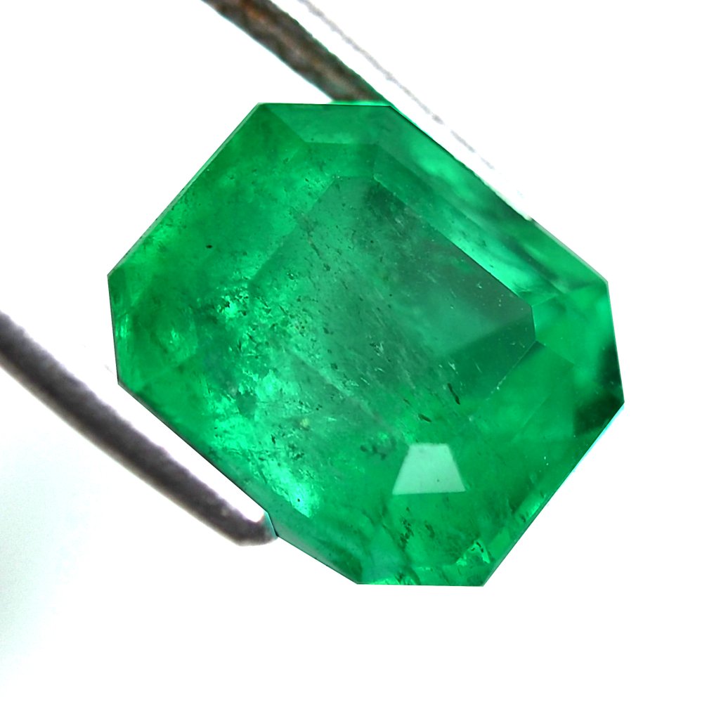 Green Emerald  - 6.00 ct - Gem research Swiss Lab (GRS) - Minor #2.1