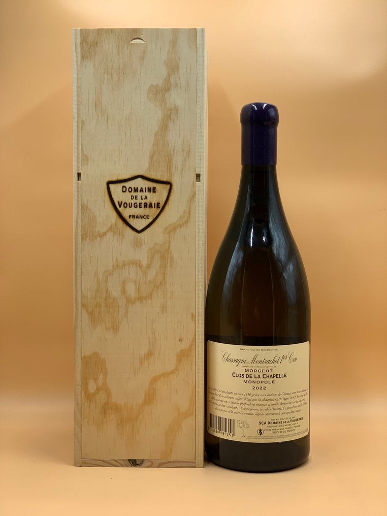 2022 Domaine De La Vougeraie "Morgeot, Clos De La Chapelle", Blanc - Chassagne-Montrachet 1er Cru - 1 Double Magnum/Jeroboam (3.0L) #1.0