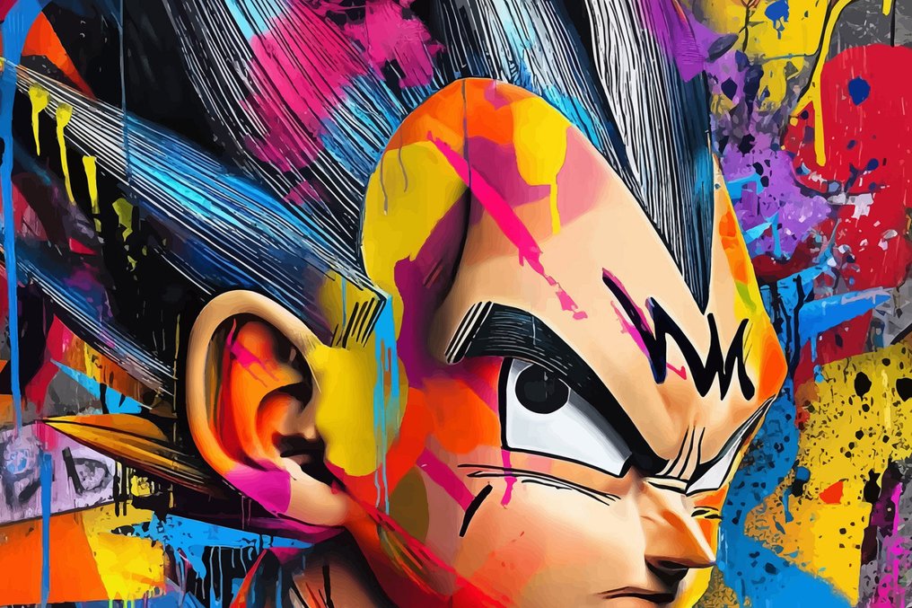 IPR Graph - Vegeta – “Orgullo Saiyajin en Graffiti #1.0