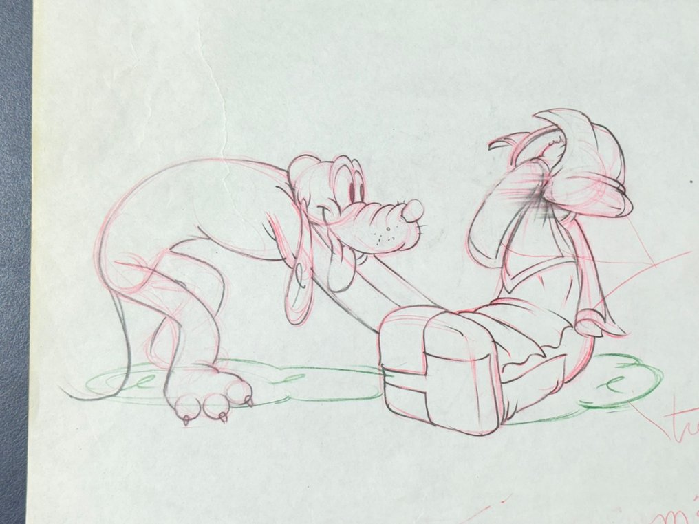 Walt Disney - Σχεδιαστικό Σχέδιο Παραγωγής Pluto και Donald Duck (1939) - Beach Picnic #2.1