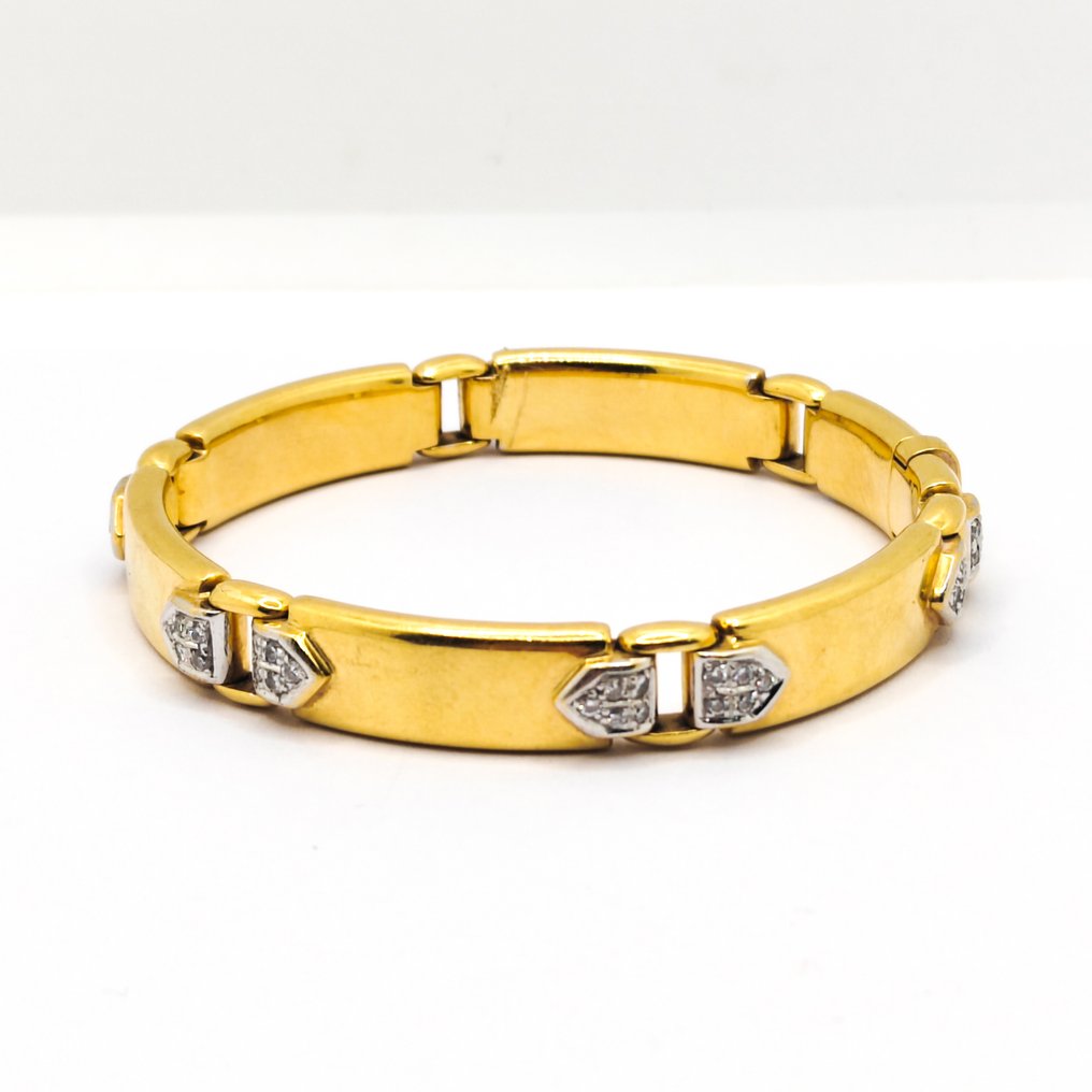 Colier - 18 ct. Aur galben - Diamant #1.0