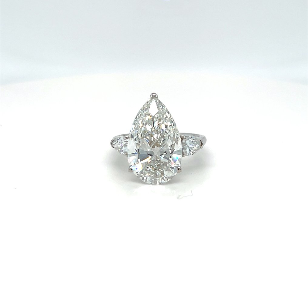 Zonder minimumprijs - Ring - 14 karaat Witgoud - 8.75ct. tw. Diamant (Lab-grown) - Diamant #1.0