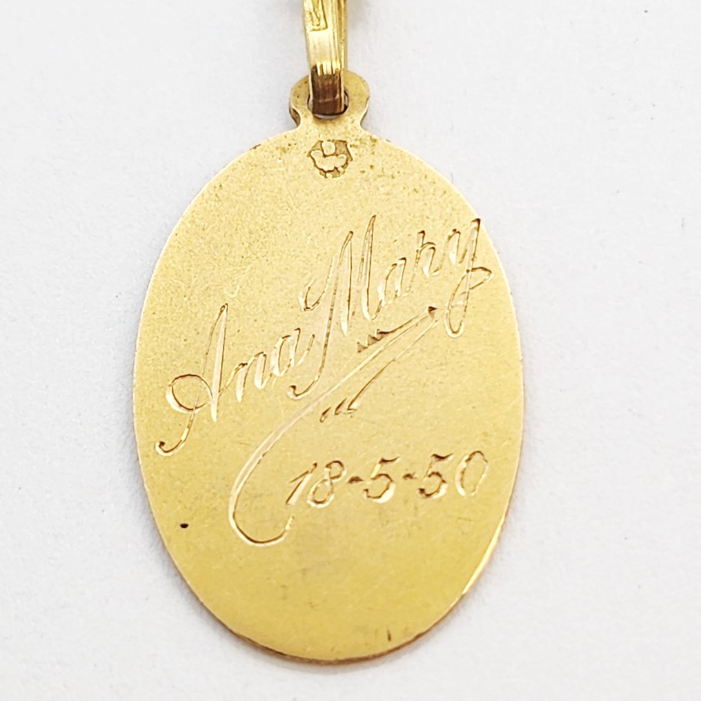 Collana con ciondolo - 18 carati Oro giallo #2.1