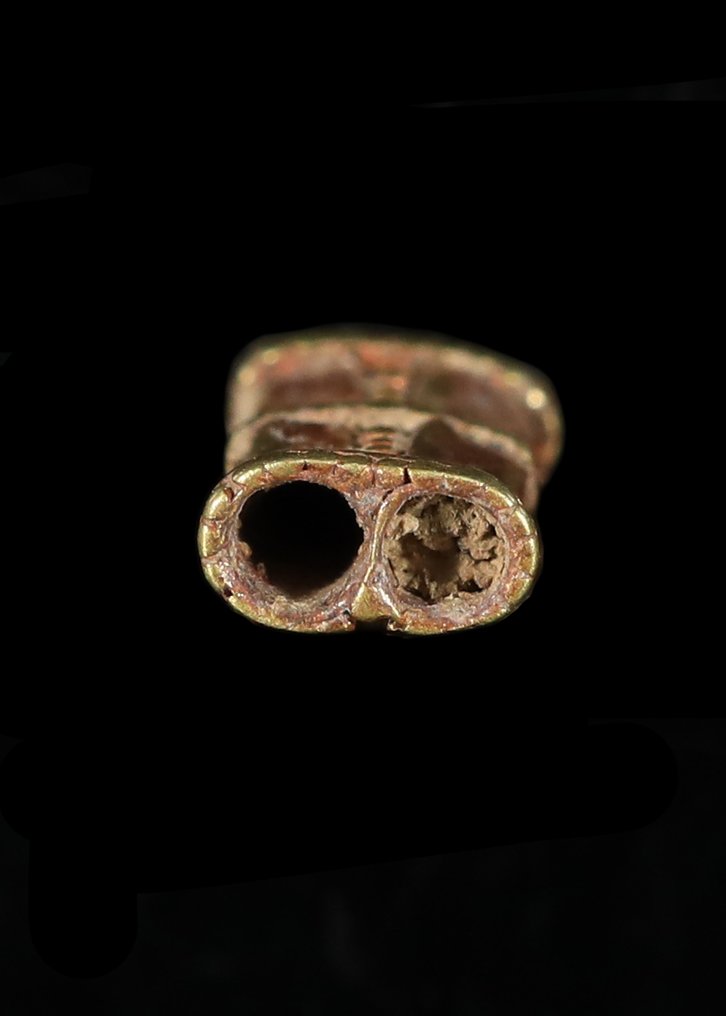 Western Asiatic Gold Rectangular Bead  (No reserve price) #3.2