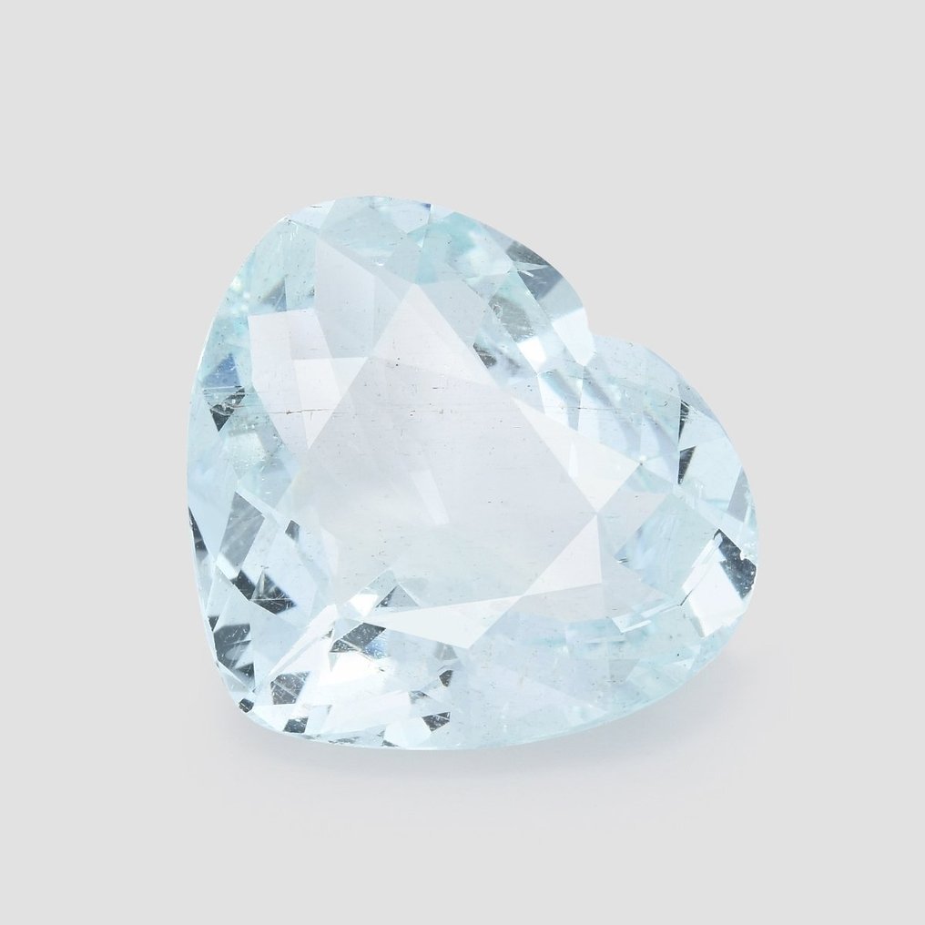 1 pcs Blå Akvamarin - 13.22 ct - Antwerp Laboratory for Gemstone Testing (ALGT) #1.0
