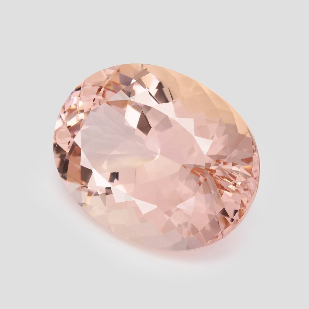 1 pcs Pink Morganite - 22.98 ct - Antwerp Laboratory for Gemstone Testing (ALGT) #1.0