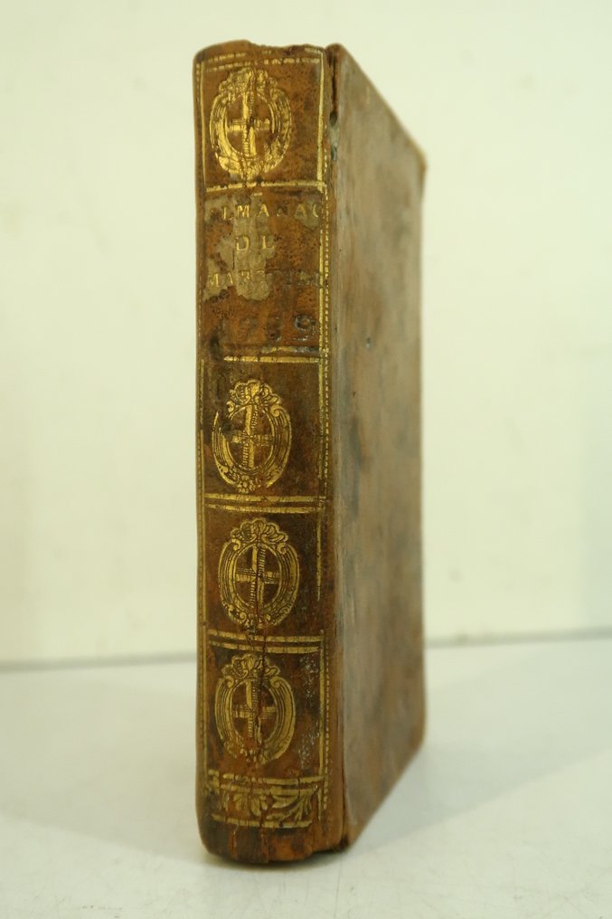 Jean-Baptiste Grosson - Almanach historique de Marseille [Reliure aux Armes] - 1789 #1.0