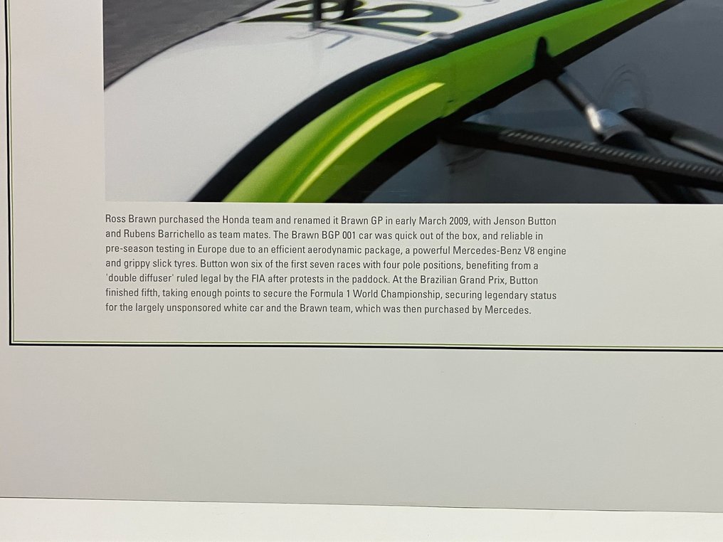 Brawn F1 - Jenson Button - 2009 - Nyomat  #3.2