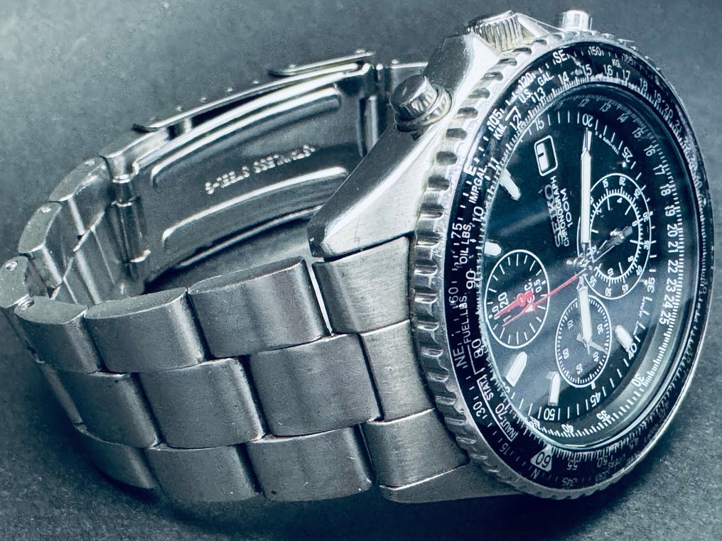 Seiko - Chronograph - Ingen reservasjonspris - 7T92-0CF0 - Herre - 2010-2020 #2.1