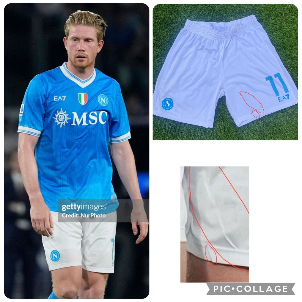 Napoli - Olasz labdarúgó-bajnokság - Kevin De Bruine Panta indossato NAPOLI VS Pisa 3-2 - 2025 - Futball ing #1.0