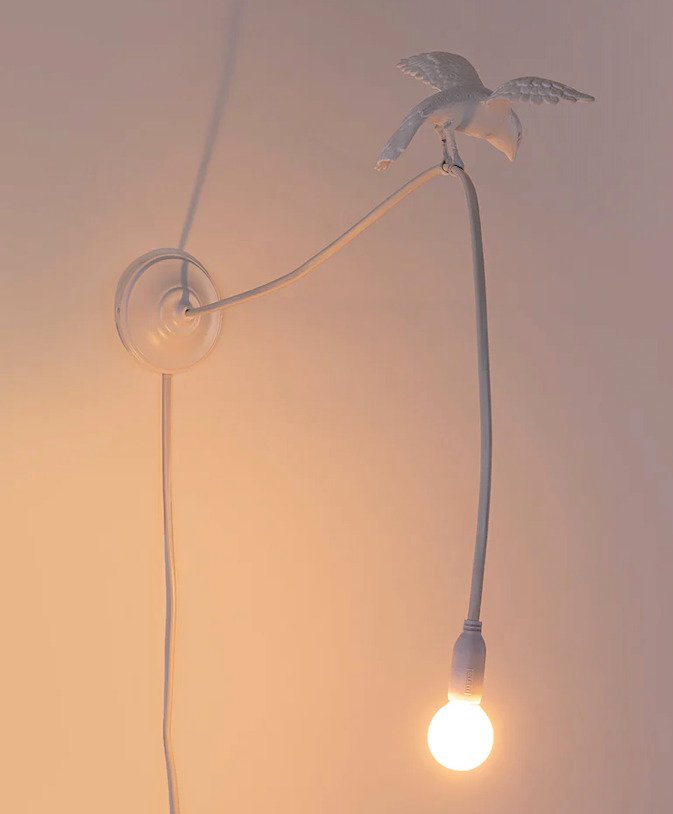 Seletti - Marcantonio - Lamp - Sparrow Wall Lamp 'Cruising' - Resin #2.1