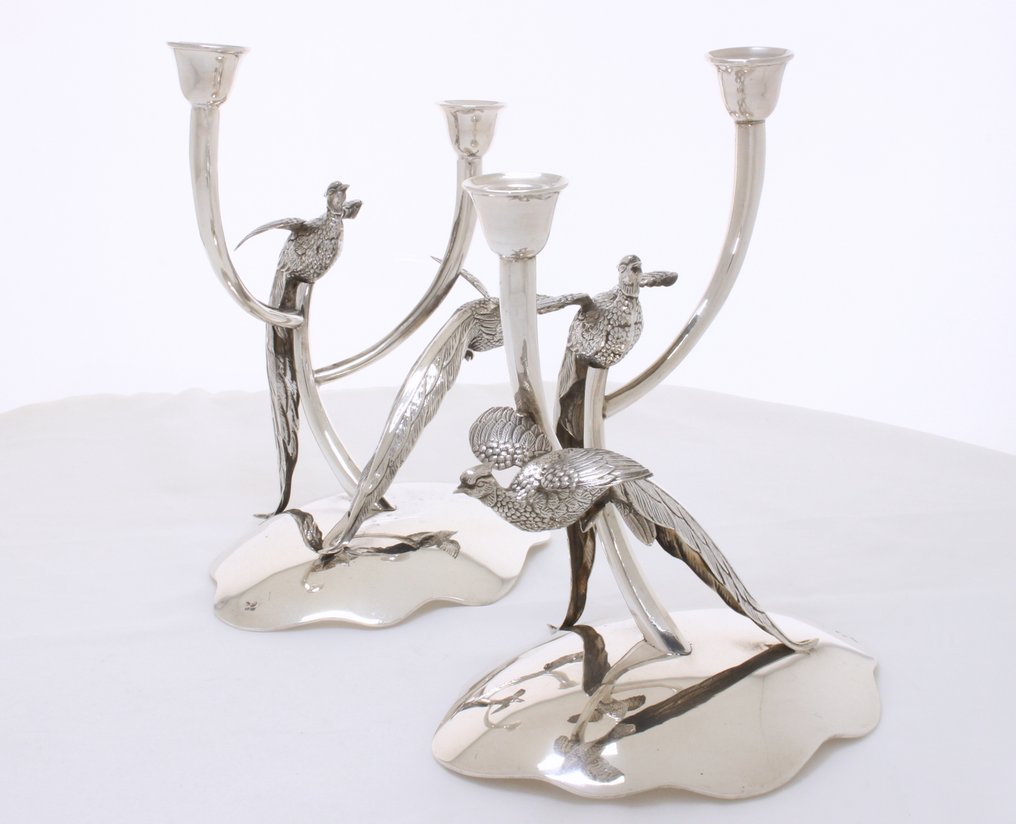 燭台 (2) - .915 銀 - 西班牙烛台 #2.1