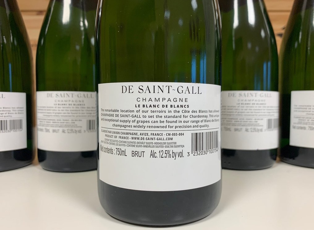 De Saint-Gall, Le Blanc de Blancs - Champagne - 6 Pullot (0.7 L) #2.1