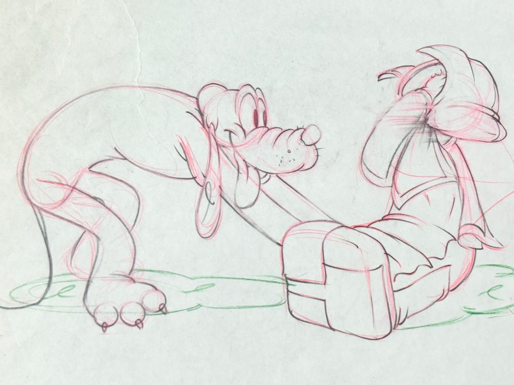 Walt Disney - Σχεδιαστικό Σχέδιο Παραγωγής Pluto και Donald Duck (1939) - Beach Picnic #4.3