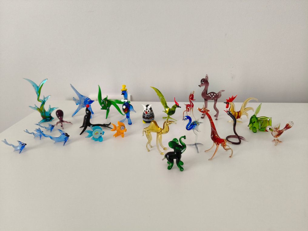 Murano - Miniature figure - Acvatic, Jungle, Forest collection (24) - Glass #1.0