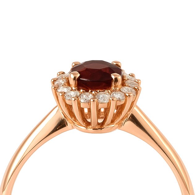 Δαχτυλίδι - 18 καράτια Κίτρινο χρυσό -  1.28ct. tw. Ζαφείρι - Διαμάντι #1.0