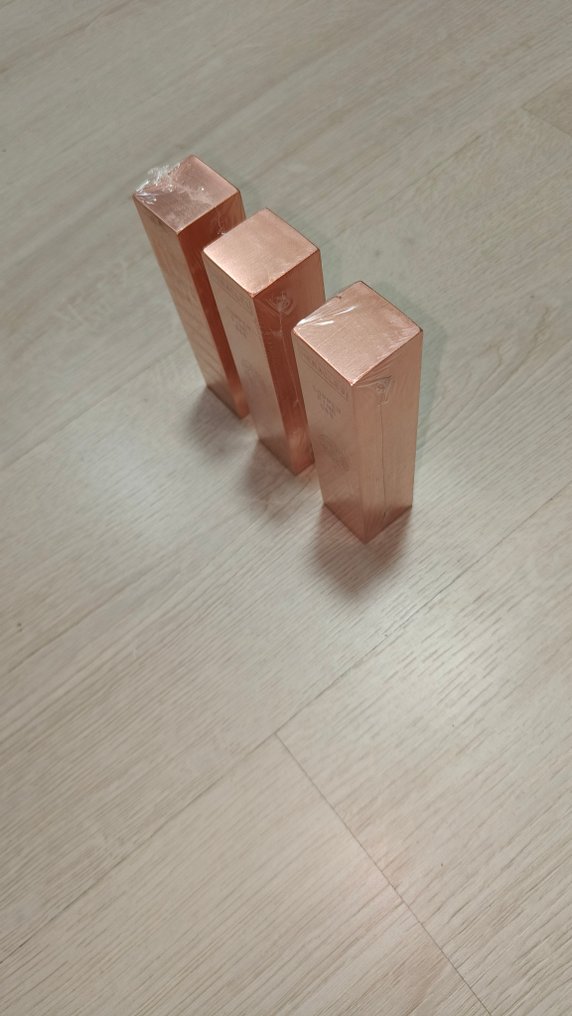 3 kilograms .999 - Copper - Fonderie Heracles - France - Selado e com certificado (Sem preço de reserva) #1.0