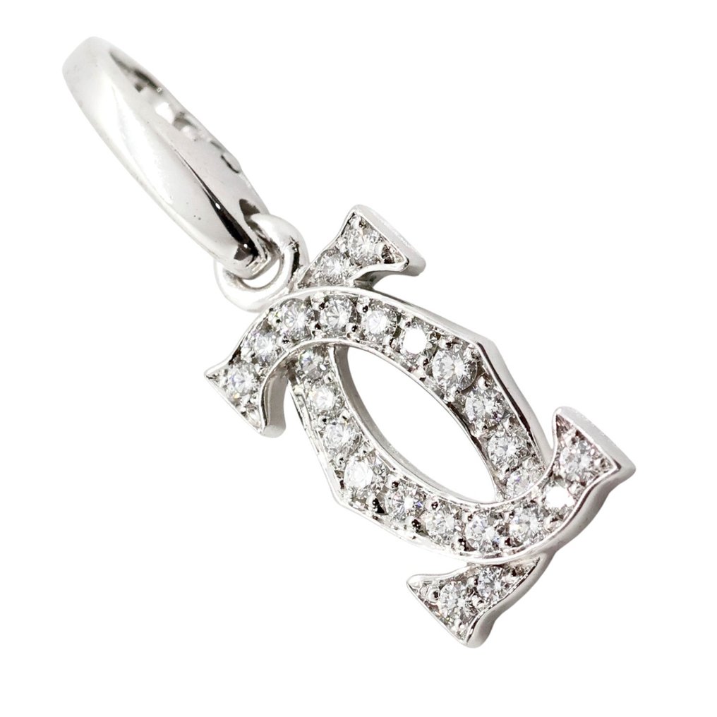 Cartier - 吊坠 - 18K包金 白金 - 钻石 #2.1