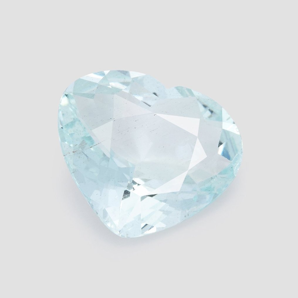 1 pcs Blå Akvamarin - 13.22 ct - Antwerp Laboratory for Gemstone Testing (ALGT) #4.3