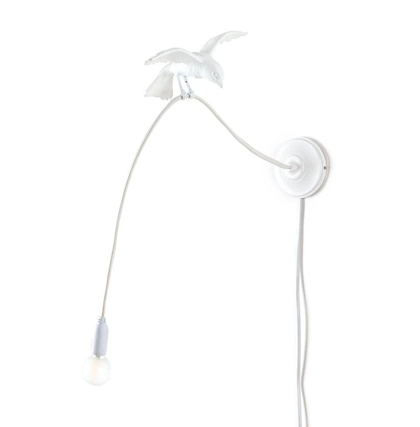 Seletti - Marcantonio - Lamp - Sparrow Wall Lamp 'Cruising' - Resin #1.0