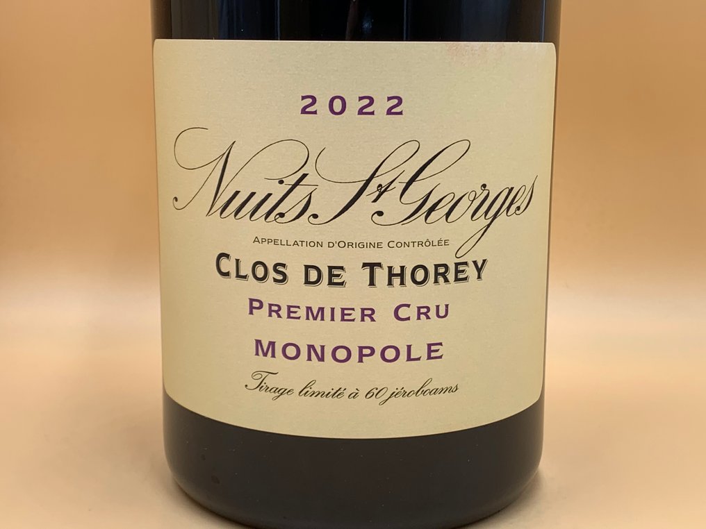 2022 Domaine De La Vougeraie "Clos De Thorey" Rouge - Nuits St. Georges 1er Cru - 1 Double Magnum/Jeroboam (3.0L) #4.3