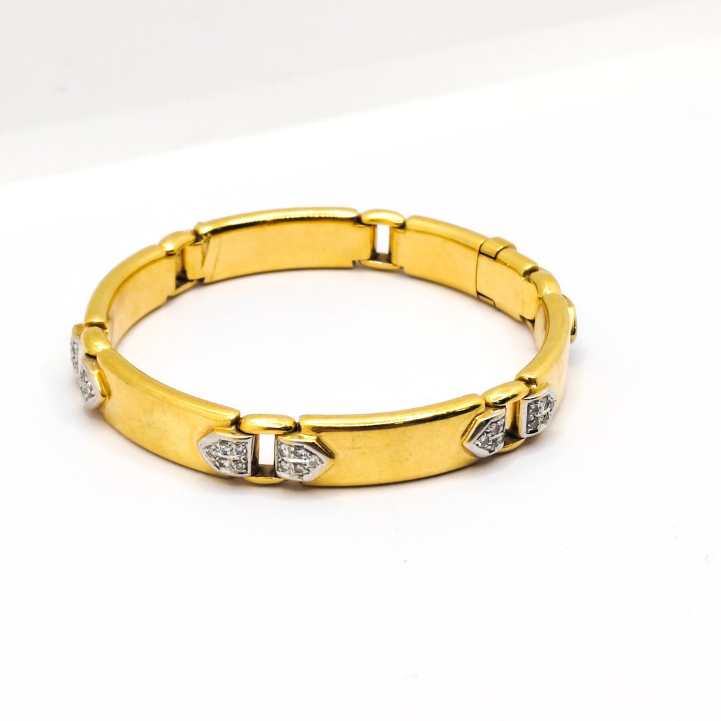 Colier - 18 ct. Aur galben - Diamant #2.1