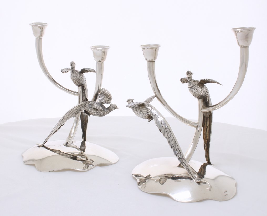 燭台 (2) - .915 銀 - 西班牙烛台 #1.0