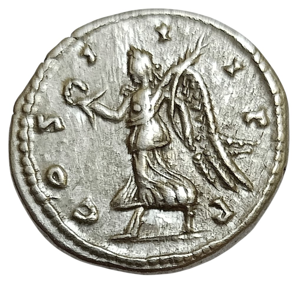 Impero romano. Septimio Severo (193-211 d.C.). Denarius Rome - Victory #1.0