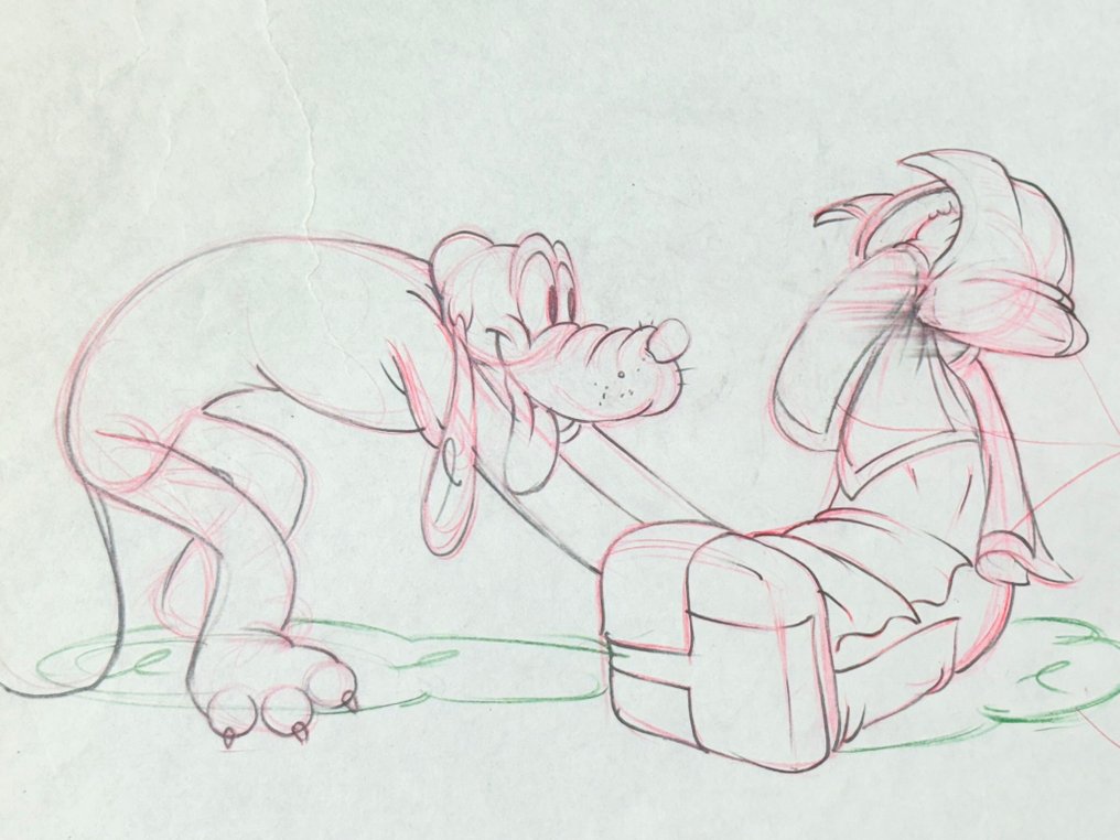 Walt Disney - Σχεδιαστικό Σχέδιο Παραγωγής Pluto και Donald Duck (1939) - Beach Picnic #3.2